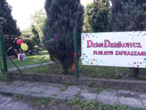 Dzień Działkowca - baner powitalny