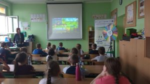 prelekcje z zakresu gospodarki odpadami komunalnymi dla uczniów szkół podstawowych w Opolu