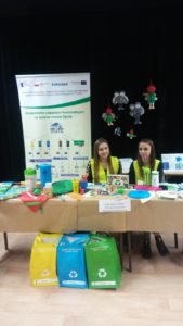 stoisko edukacyjne Gminy Opole podczas Pierwszej Regionalnej Konferencji Edukacyjnej dla samorządów