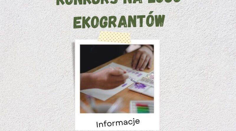 Konkurs na wykonanie logotypu opolskich ekograntów