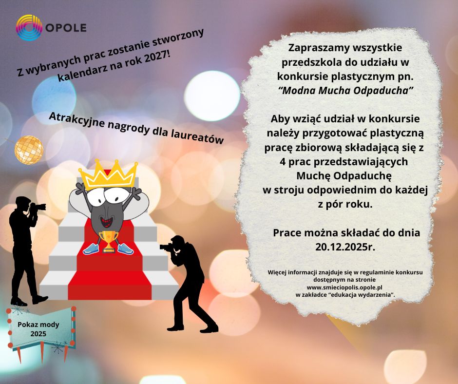 Informacja o konkursie z udziałem muchy odpaduchy