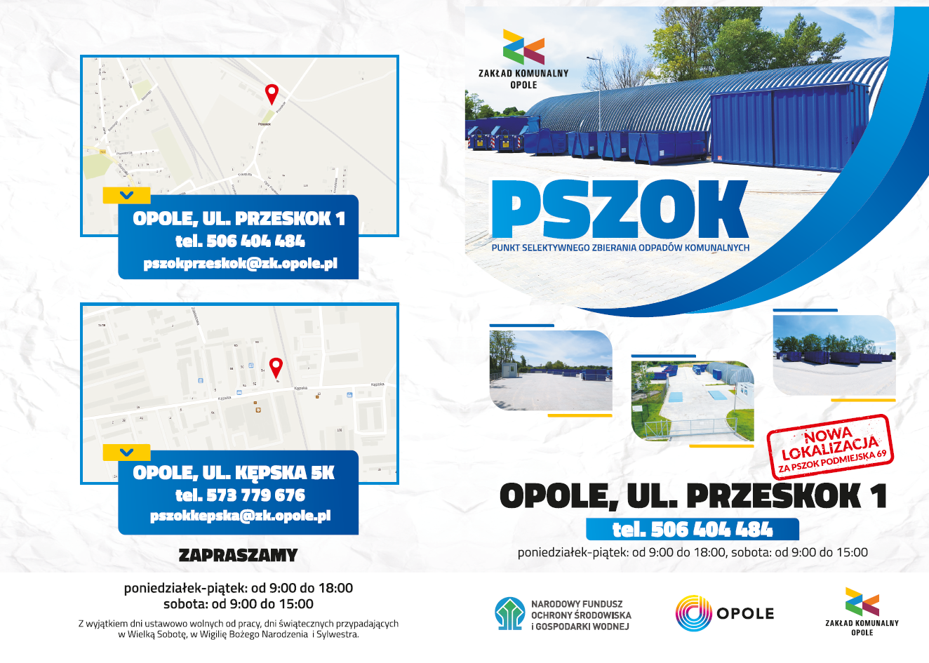 Ulotka PSZOK Opole