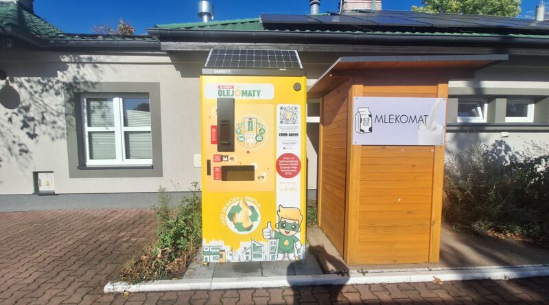 olejomat stojący na ul. Targowej w Opolu